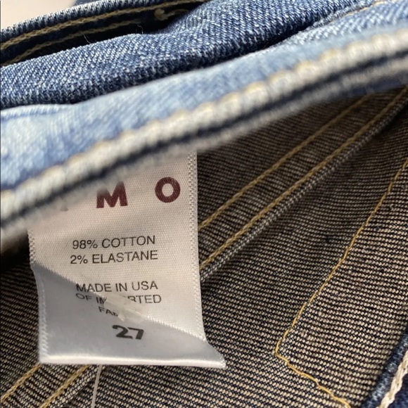 AMO ACE Relaxed Fit Tapered Leg Jean Ankle Length Field trip Wash NWT - Picture 3 of 5